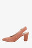 Stuart Weitzman Pink Suede Slingback Heels Size 38.5