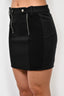 T by Alexander Wang Black Zipper Detailed Mini Skirt Size 4