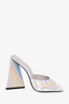 The Attico Silver Heels Size 37