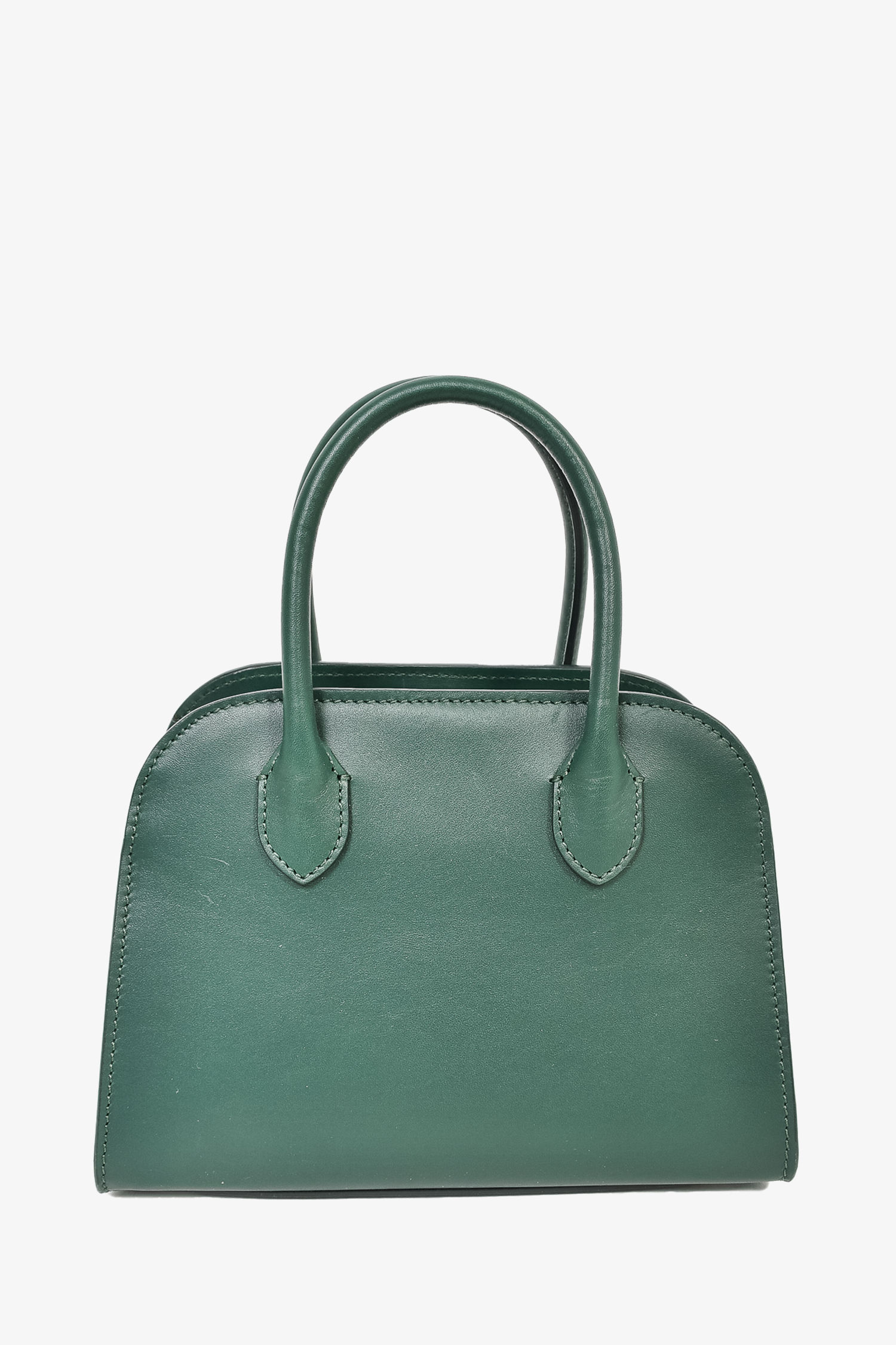 The Row Forest Green 'Margaux' Mini 7.5 Top Handle Bag – Mine & Yours