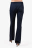 The Row Navy Blue Flared Pants Size 2