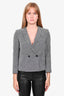 Theory Grey Tweed Blazer Size 2