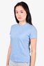 Theory Light Blue Cotton Top Size S