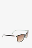 Tiffany & Co. Brown Tortoiseshell Sunglasses with Crystal Sides