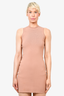 V Body by Victoria Beckham Nude Sleeveless Mini Dress Size 2