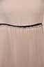 Valentino Beige Wool Pleated Sleeveless Mini Dress Size 6