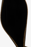 Versace Black Canvas & Leather La Greca Small Shoulder Bag