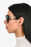 Versace Black Frameless Aviator Medusa Sunglasses