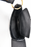 Versace Black Grained Leather Gold Medusa Mini Crossbody