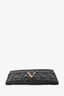 Versace Black Leather Virtus Card Holder