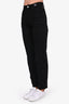 Versace Jeans Couture Black High Waisted Straight Leg Size 27