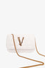 Versace White Leather Virtus Mini Bag