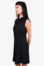 Victoria Beckham Black Sleeveless Mock Neck Dress Size 6