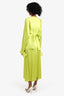 Victoria Beckham Lim Green Wrap Dress Size S