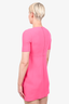 Victoria Beckham Pink Wool Dress Size 2