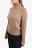 White + Warren Brown Cashmere Turtleneck Sweater Size XS