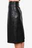 Wilfred Black Faux Leather Midi Skirt Size 4