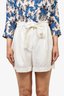 Wilfred White Linen Belted Shorts Size 10