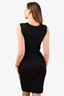 Zac Posen Black Knit Sleeveless Midi Dress Size S