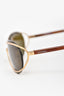 Chanel Gold Wired Frame Sunglasses