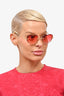 Chloe Red Heart Framed Sunglasses