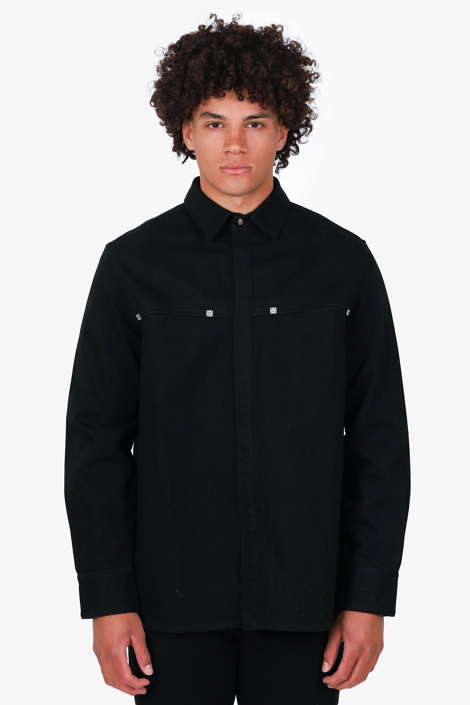 Givenchy Black Denim Logo Jacket Size XL Mens – Mine & Yours