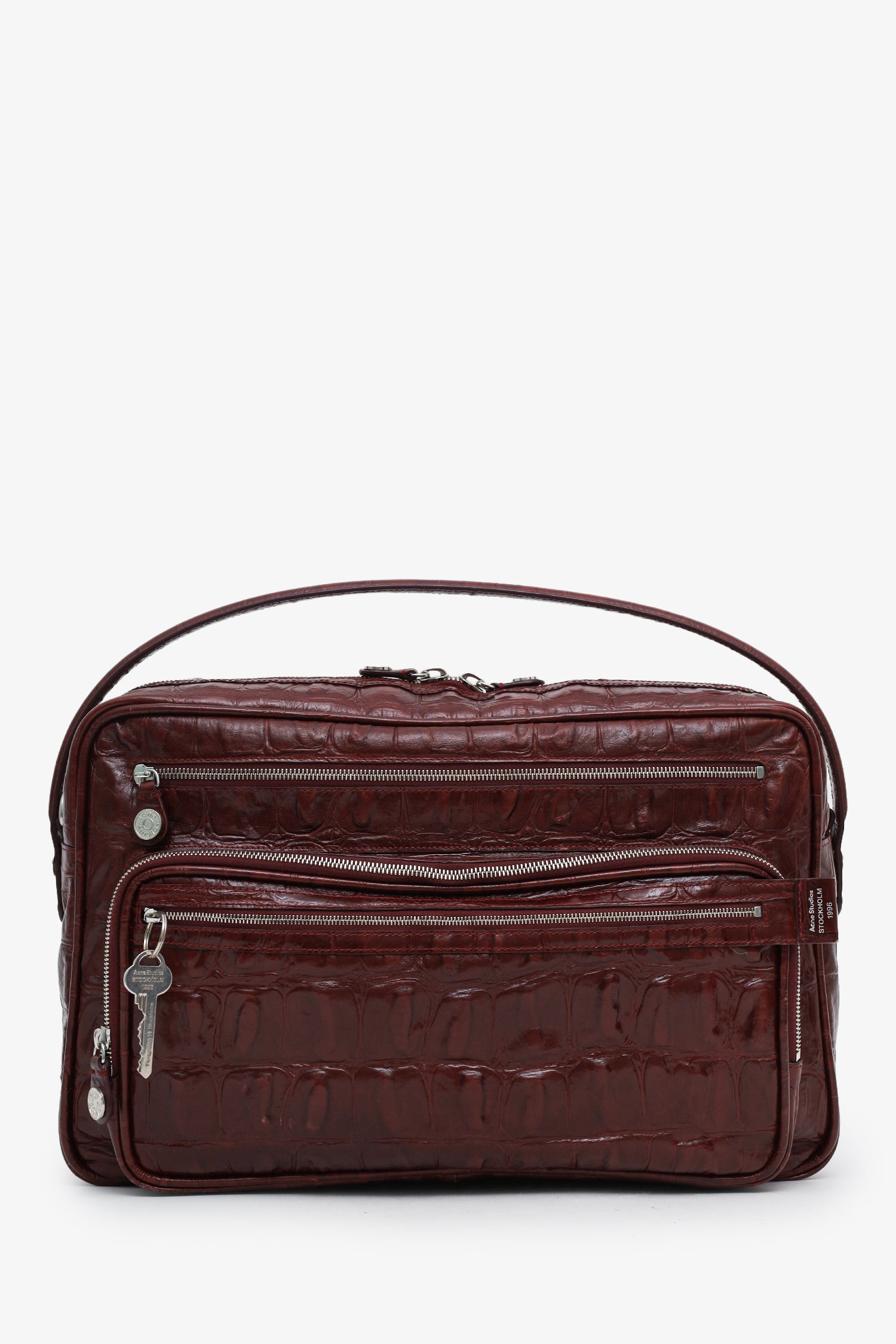 Acne Studios Burgundy Large Camero Camera Shoulder Bag – Mine & Yours