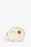 Hermes 2022 Cream Mysore Goatskin Leather 'In-the-Loop' Wink Card Holder (As Is)