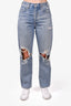 Agolde 90's Mid Rise Ripped Jeans Size 25