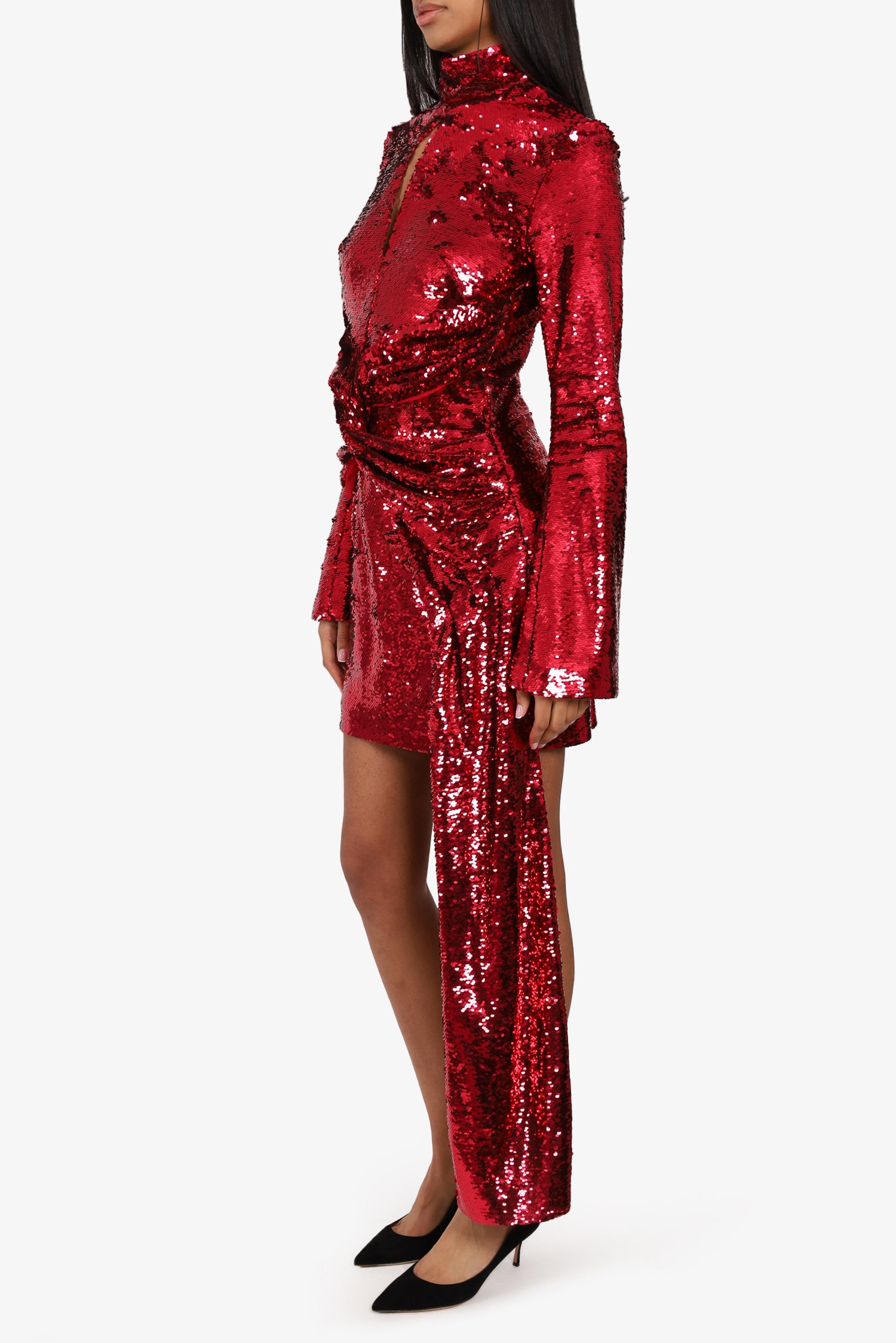 16 arlington red dress Why 16Arlington Is The Label To Watch At London Fashion Week AW20