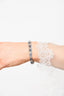 18K White Gold Sapphire & Diamond Double Row Tennis Bracelet