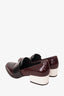 3.1 Phillip Lim Burgundy Embossed Loafers Size 35.5