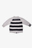 Armani Baby Grey Knit Zip-Up Jacket Size 6M
