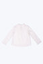 Bonpoint White Floral Embroidered High Neck Long Sleeve Top Size 8 Kids