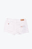 Polo Ralph Lauren White Denim Shorts with Embroidered Detail Size 8Y Kids