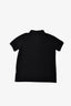 Boy London Black Polo Shirt with White Patches Size 11-12 Kids
