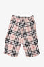 Burberry Beige Check Linen Pants Size 4Y Kids