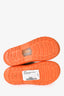 Dolce & Gabbana Orange Printed Rubber Rain Boots Size 28 Kids