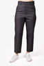Marni Grey High Waisted Cotton Trousers Size 44 Mens