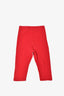 Burberry Red Cotton Leggings Size 18M Kids