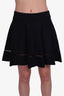 A.L.C Black Cut-Out Mini Skirt Size L