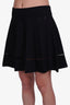 A.L.C Black Cut-Out Mini Skirt Size L