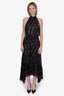 A.L.C Black Silk Sleeveless Maxi Dress Size 0