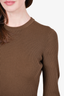 A.L.C Brown Ribbed Knit Dress Size S