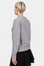 A.P.C. Grey Cotton 'Rue Madame' Crewneck Sweater Size S