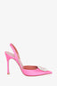 AMINA MUADDI Pink 'Camelia' Sling Pumps Size 40.5