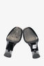 Acne Studios Black Leather Heeled Mules Size 10