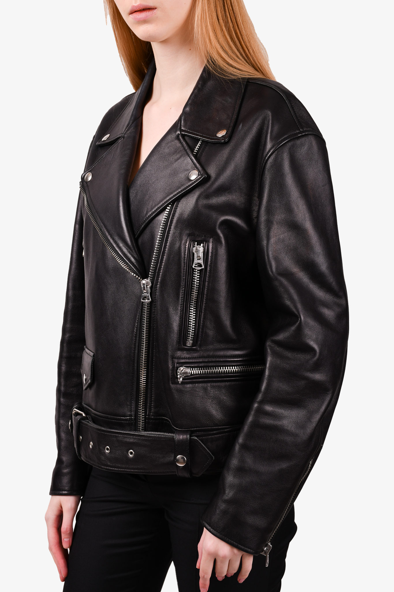 Acne studios merlyn leather 2025 jacket