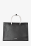 Ader Error Black/White Leather Tote Bag