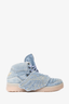 Adidas x Jeremy Scott Blue Denim Wing Sneakers Size 9.5 Mens